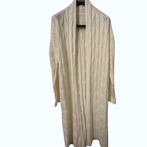 Joie Long Cardigan in Cream - Sz Large
